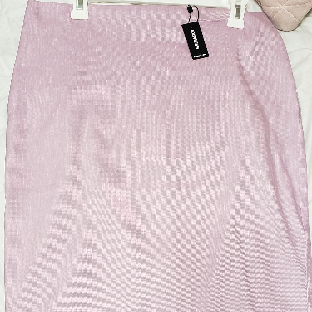 Light Purple Express Pencil Skirt